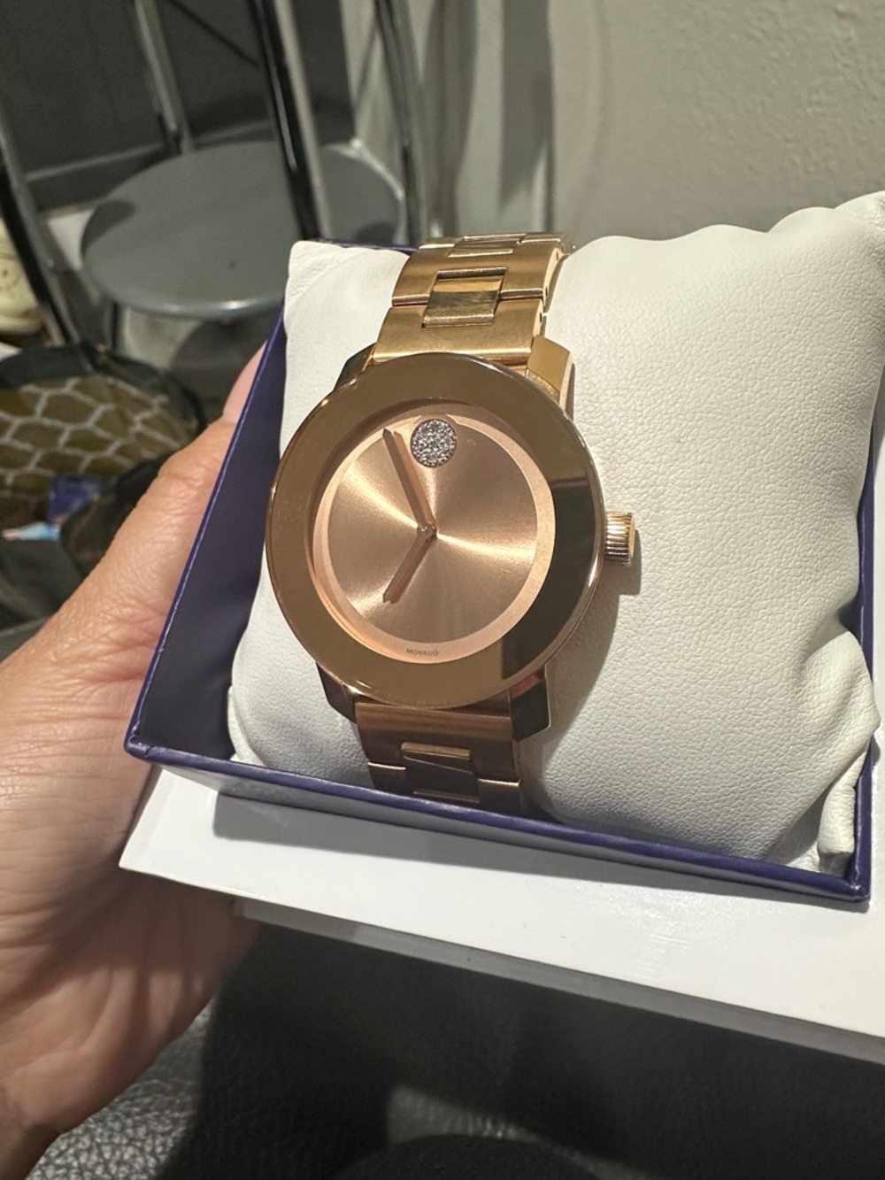 Movado Bold in Rose Gold-tone Watch - Picture 3 of 8